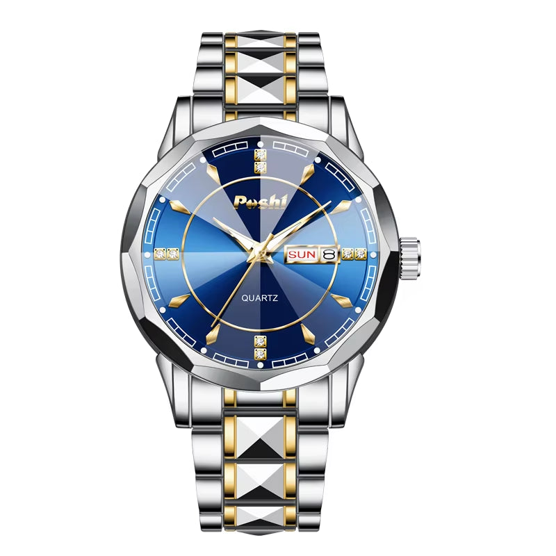 983 Fashion Men'S Wristwatch Business Quartz Watch Original Brand with Date Week Luxury Watches Life Waterproof