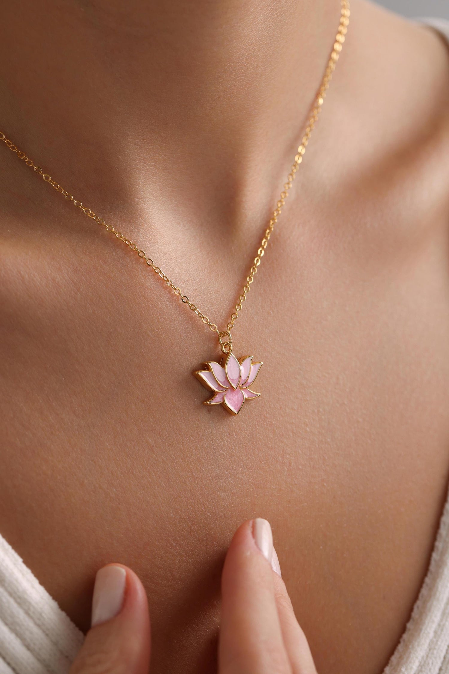 Celestia Lotus Necklace