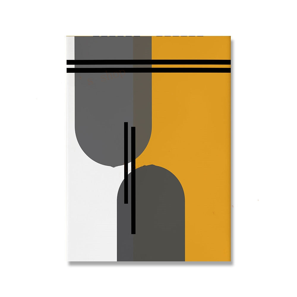 Mid Century Modern Living Room Home Wall Decor Print Abstrac